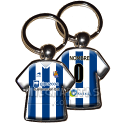 Llavero camiseta Real Sociedad (Primera camiseta 10/11)
