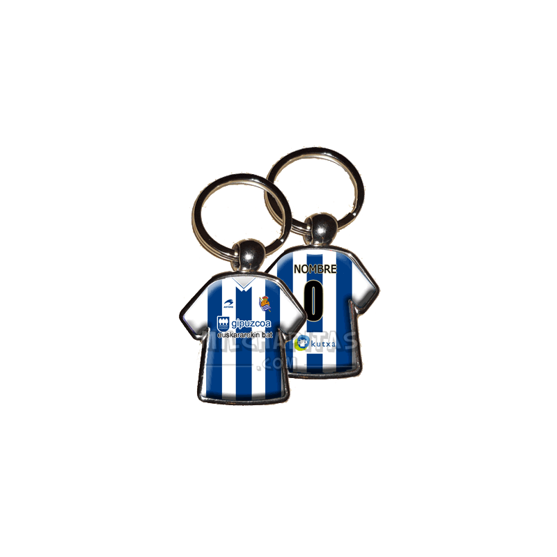 Llavero camiseta Real Sociedad (Primera camiseta 10/11)