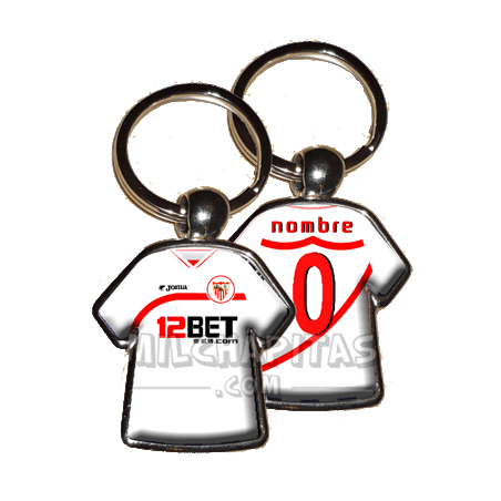 Llavero camiseta Sevilla FC (Primera camiseta 10/11)