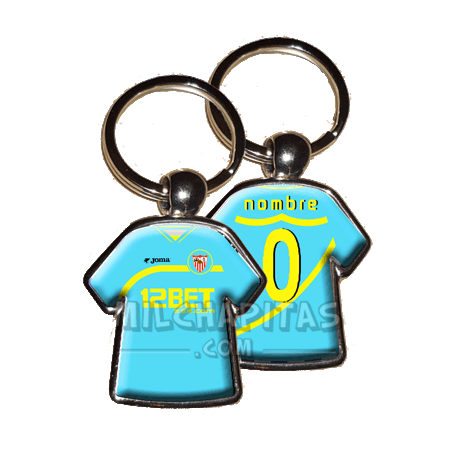 Llavero camiseta Sevilla FC (Tercera camiseta 10/11)