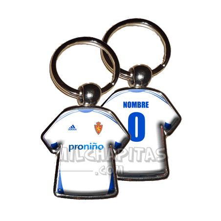 Llavero camiseta Zaragoza (Primera camiseta 10/11)