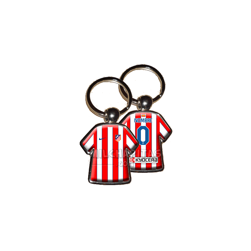 Llavero camiseta Atlético de Madrid (Primera camiseta 11/12)
