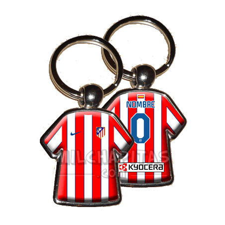 Llavero camiseta Atlético de Madrid (Primera camiseta 11/12)
