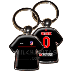 Llavero camiseta Atlético de Madrid (Segunda camiseta 11/12)