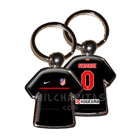 Llavero camiseta Atlético de Madrid (Segunda camiseta 11/12)