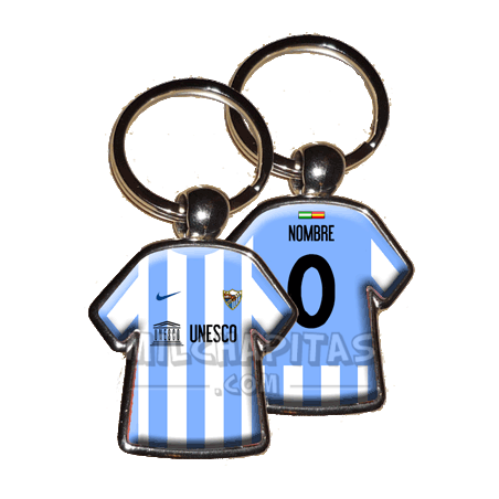 Llavero camiseta Málaga CF (Primera camiseta 11/12)