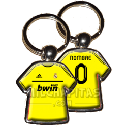 Llavero camiseta Real Madrid (Camiseta Portero 11/12)
