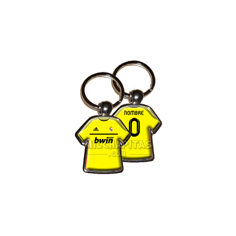 Llavero camiseta Real Madrid (Camiseta Portero 11/12)