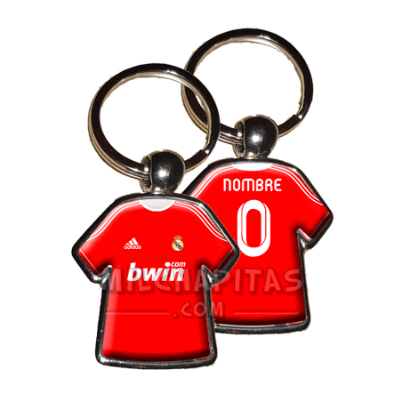 Llavero camiseta Real Madrid (Camiseta champions 11/12)