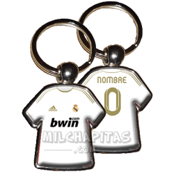 Llavero camiseta Real Madrid (Primera camiseta 11/12)