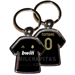 Llavero camiseta Real Madrid (Segunda camiseta 11/12)