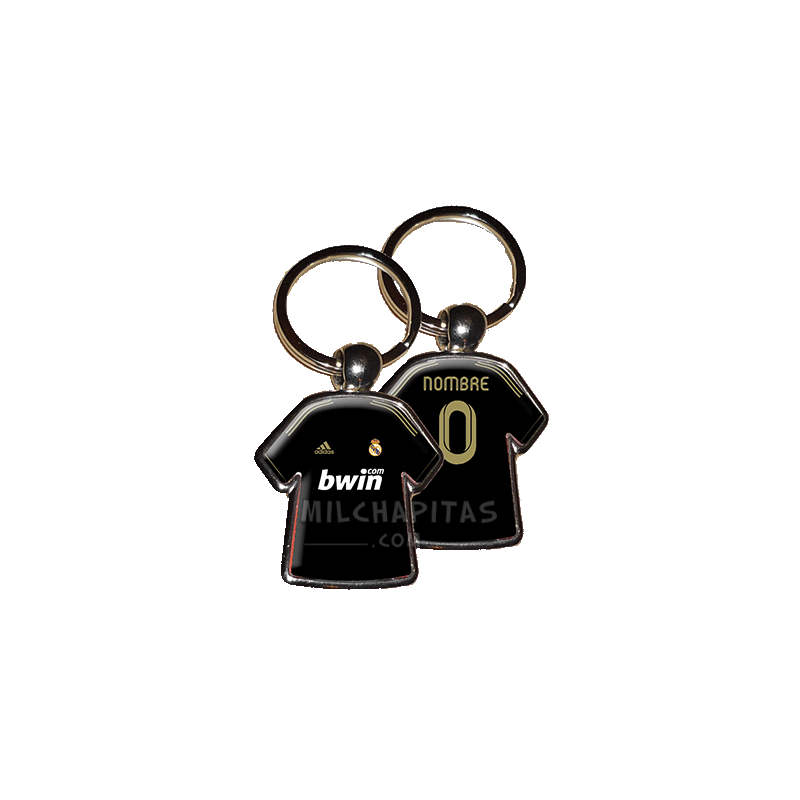 Llavero camiseta Real Madrid (Segunda camiseta 11/12)