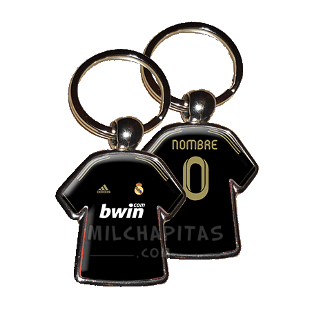 Llavero camiseta Real Madrid (Segunda camiseta 11/12)