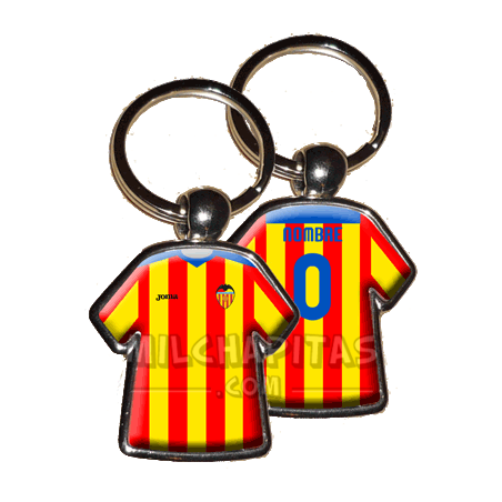 Llavero camiseta Valencia CF (Camiseta Especial 11/12)