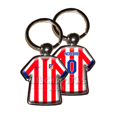 Llavero camiseta Atlético de Madrid (Primera camiseta 12/13)