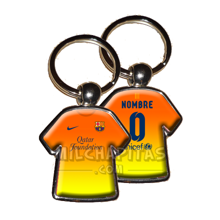 Llavero camiseta F.C.Barcelona (Segunda camiseta 12/13)