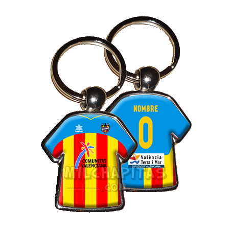 Llavero camiseta Levante (Senyera 12/13)