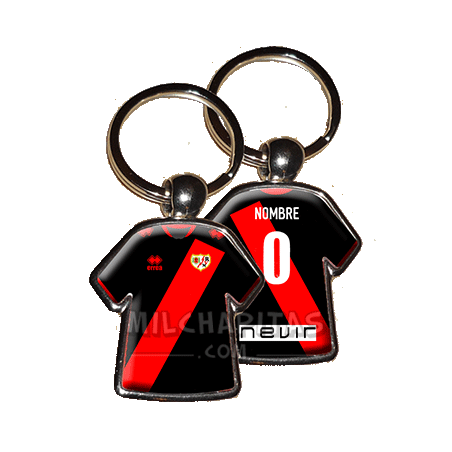 Llavero camiseta Rayo Vallecano  (Segunda camiseta 12/13)