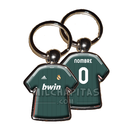 Llavero camiseta Real Madrid (Tercera camiseta 12/13)