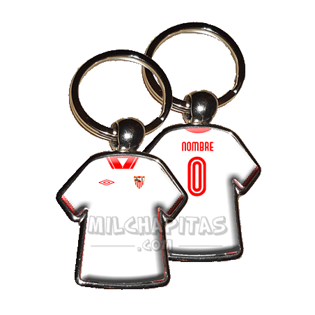 Llavero camiseta Sevilla FC (Primera camiseta 12/13)