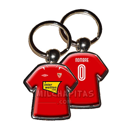 Llavero camiseta Sevilla FC (Segunda camiseta 12/13)