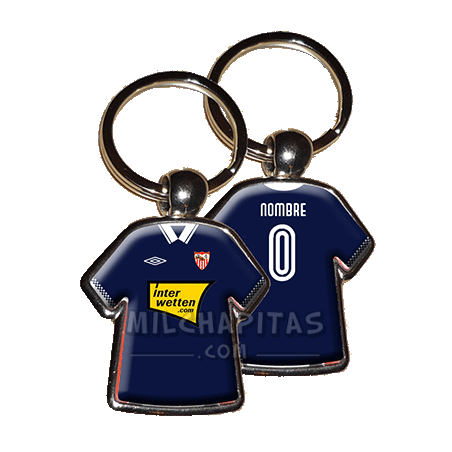 Llavero camiseta Sevilla FC (Tercera camiseta 12/13)