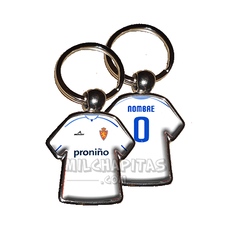 Llavero camiseta Zaragoza (Primera camiseta 12/13)