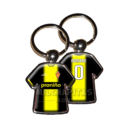 Llavero camiseta Zaragoza (Segunda camiseta 12/13)