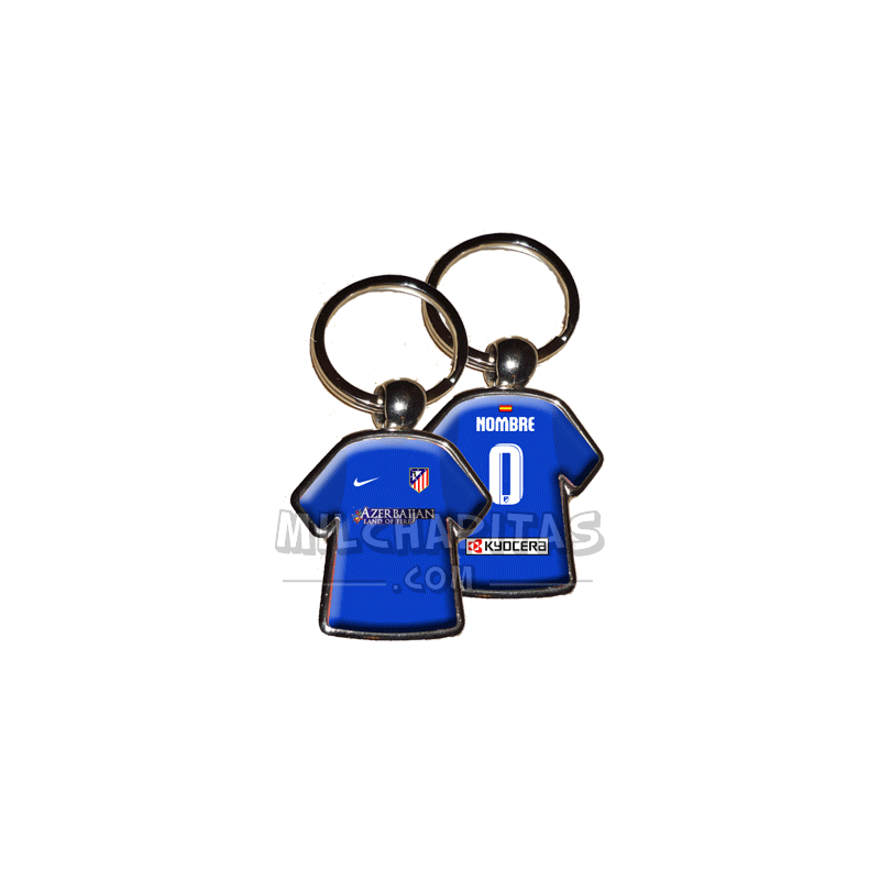 Llavero camiseta Atlético de Madrid (Camiseta Portero 13/14)