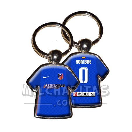 Llavero camiseta Atlético de Madrid (Camiseta Portero 13/14)