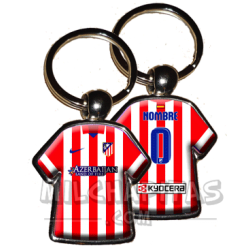 Llavero camiseta Atlético de Madrid (Primera camiseta 13/14)