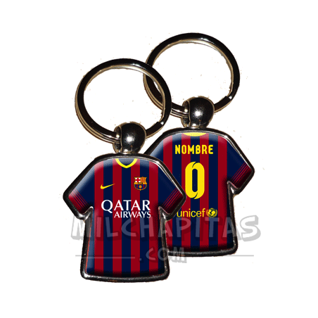 Llavero camiseta F.C.Barcelona (Primera camiseta 13/14)