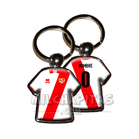 Llavero camiseta Rayo Vallecano (Primera camiseta 13/14)