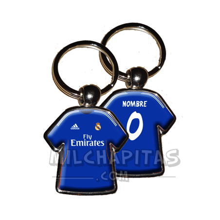Llavero camiseta Real Madrid (Segunda camiseta 13/14)