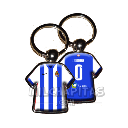 Llavero camiseta Real Sociedad (Primera camiseta 13/14)