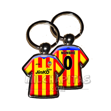 Llavero camiseta Valencia CF (Camiseta Especial 13/14)