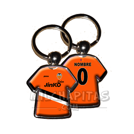 Llavero camiseta Valencia CF (Segunda camiseta 13/14)