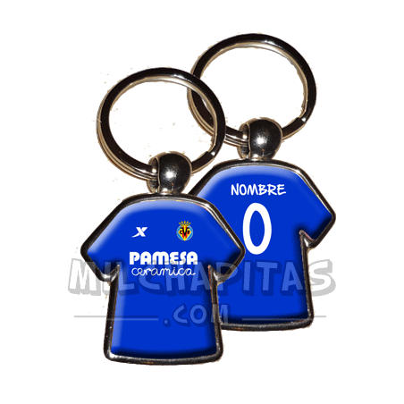 Llavero camiseta Villarreal CF (Segunda camiseta 13/14)