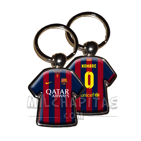 Llavero camiseta F.C.Barcelona (Primera camiseta 14/15)
