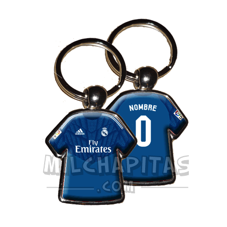 Llavero camiseta Real Madrid (Camiseta portero 14/15)