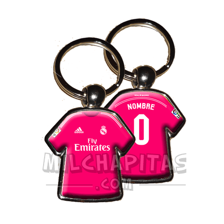 Llavero camiseta Real Madrid (Segunda camiseta 14/15)