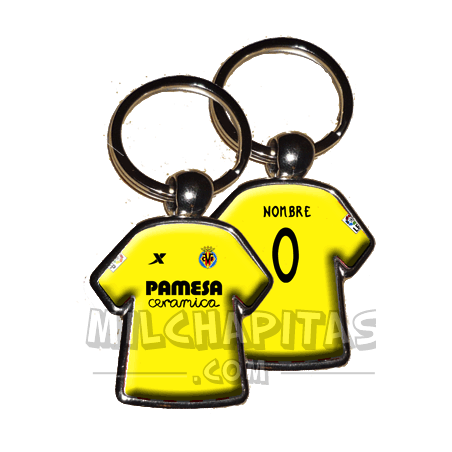 Llavero camiseta Villarreal CF (Primera camiseta 14/15)