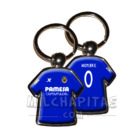 Llavero camiseta Villarreal CF (Segunda camiseta 14/15)