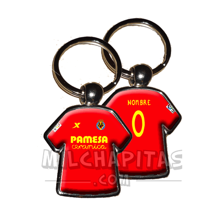 Llavero camiseta Villarreal CF (Tercera camiseta 14/15)