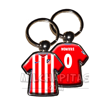 Llavero camiseta Atlético de Madrid (Primera camiseta 15/16)