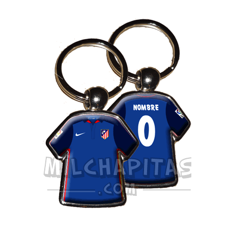 Llavero camiseta Atlético de Madrid (Segunda camiseta 15/16)