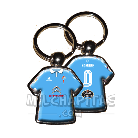Llavero camiseta Celta de Vigo (Primera camiseta 15/16)