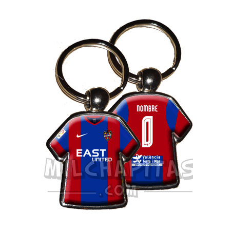 Llavero camiseta Levante (Primera camiseta 15/16)