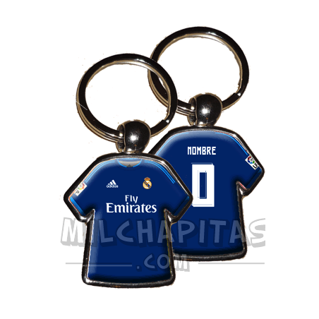 Llavero camiseta Real Madrid (Tercera camiseta 15/16)