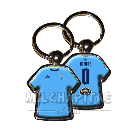 Llavero camiseta Celta de Vigo (Primera camiseta 16/17)